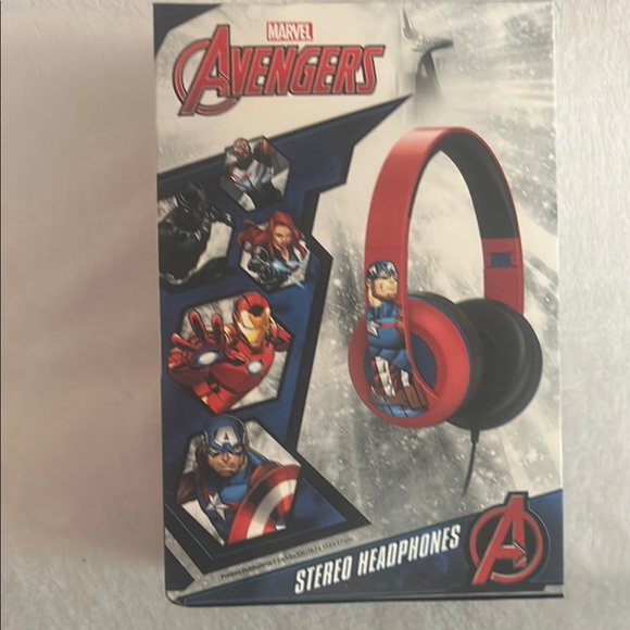 Marvel Avengers Stereo Headphones - Red - Picture 1 of 5